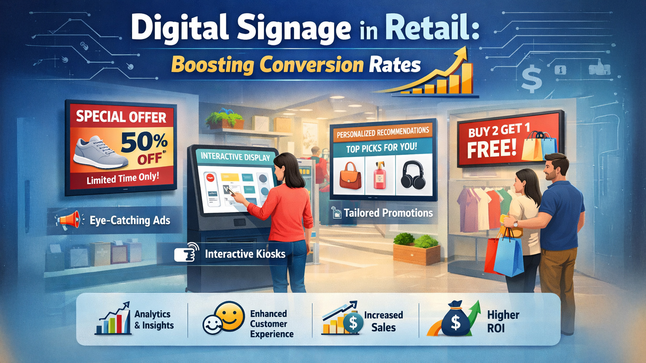Digital Signage for Retail Stores | Smart Digital Boards India