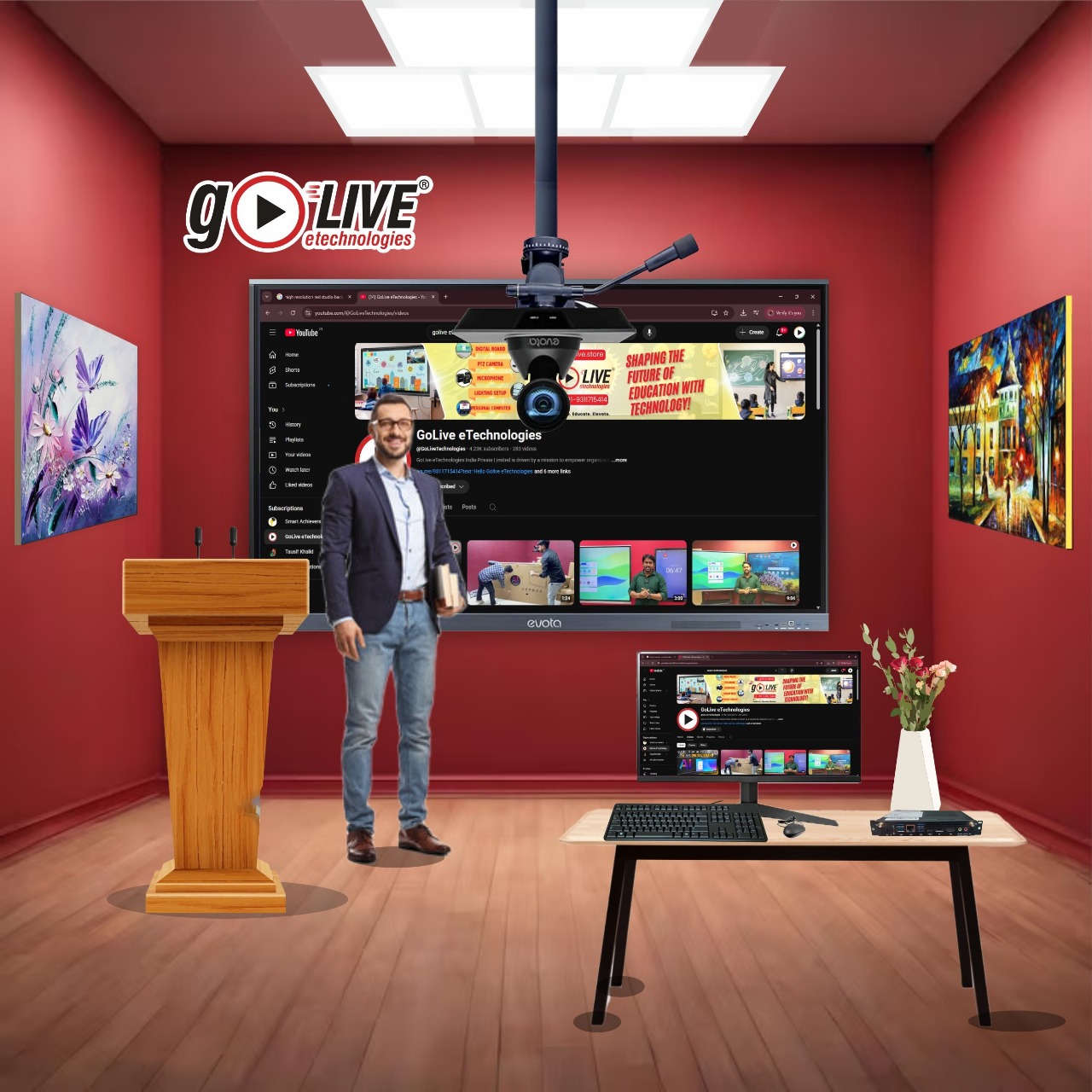 YouTube Studio Setup