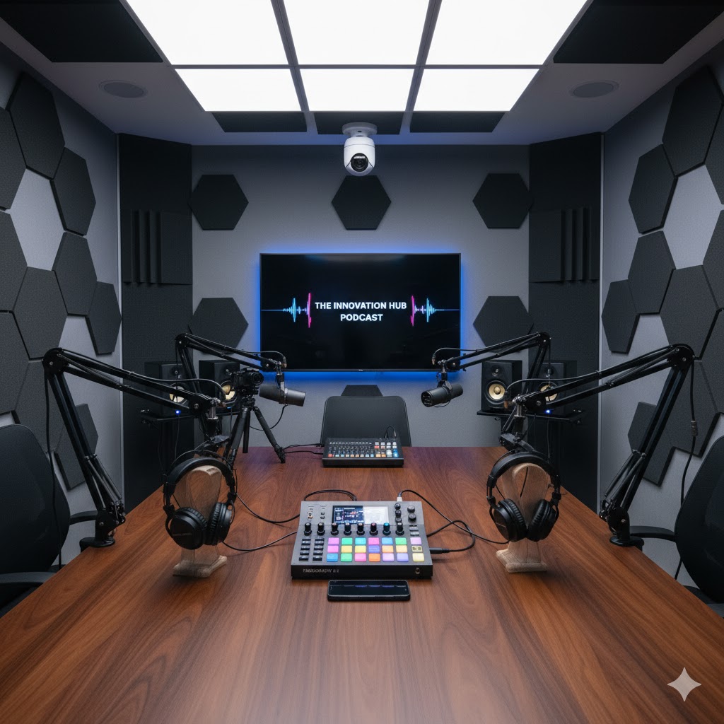 PROFESSIONAL PODCAST STUDIO SETUP (Commercial / Multi-Cam)