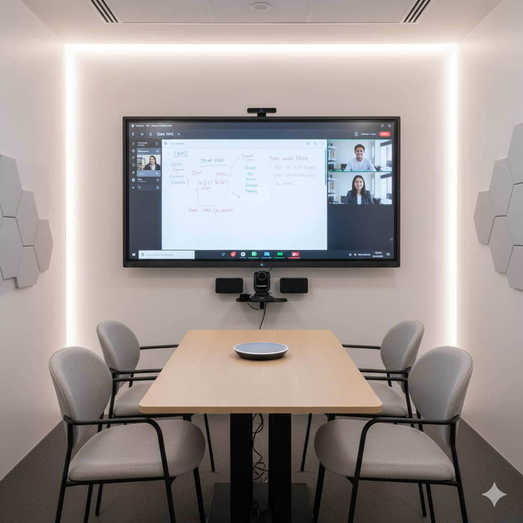 Compact Collaboration Setup for Smart Team Discussions