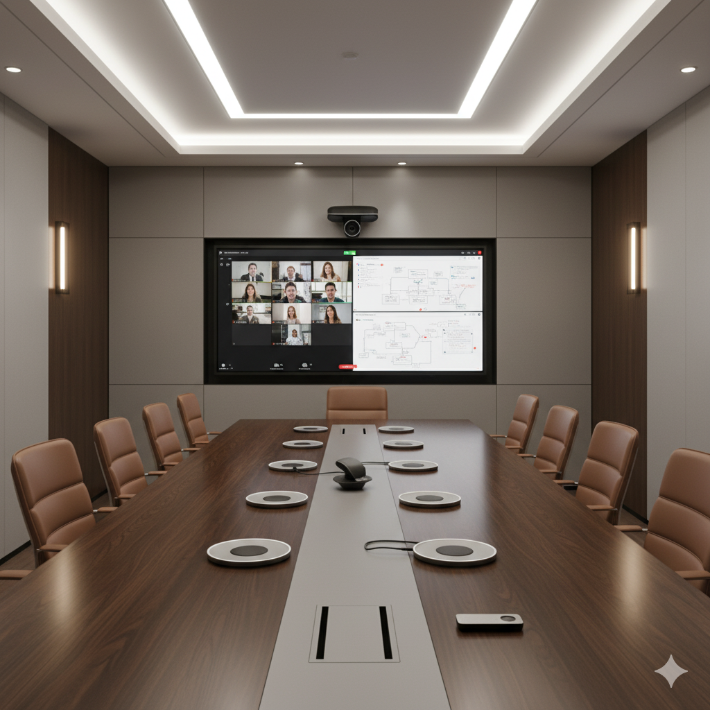 Small Conference Room AV Solution (6–12 People)