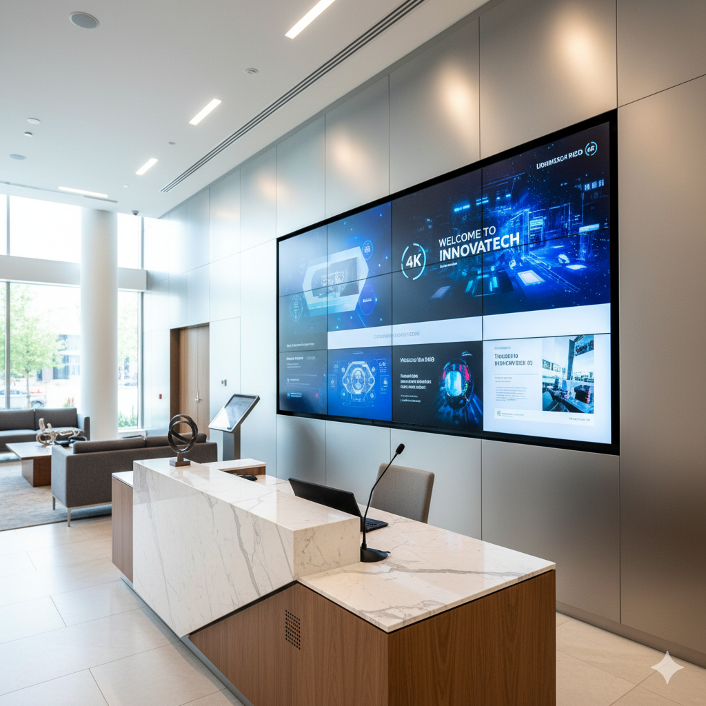 Digital Signage & Reception AV Solution for Modern Workspaces