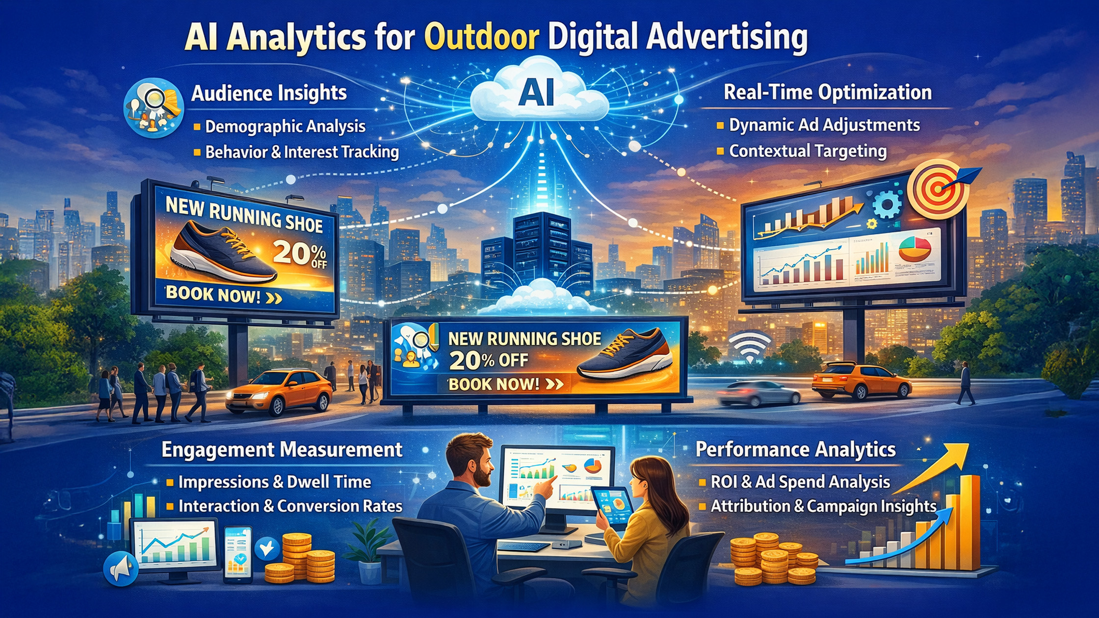 Adverting Analytics AI Analytics for Outdoor Digital Advertising | GoLive India