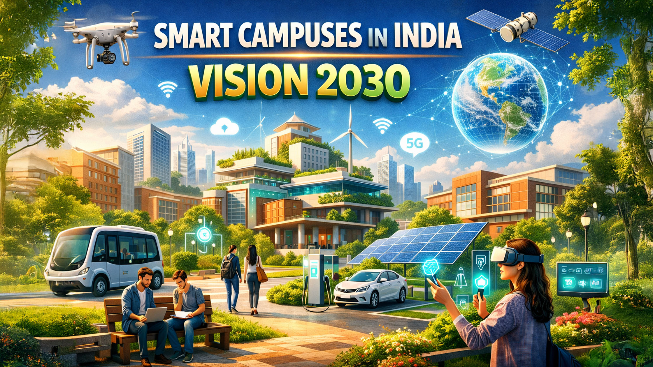 Smart Campuses in India Vision 2030 | GoLive eTechnologies