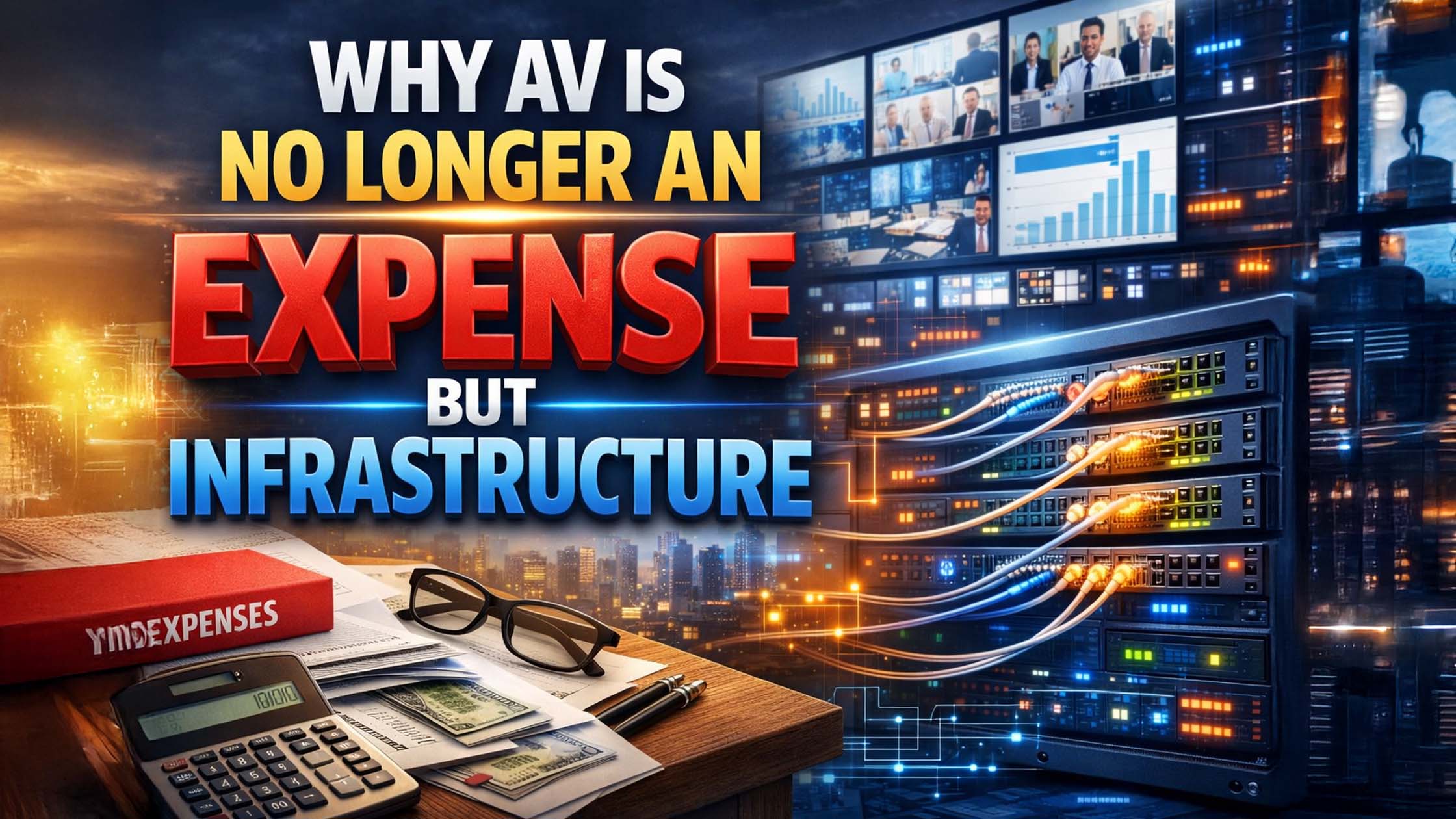 Not Expense Why AV Is Infrastructure, Not Expense | GoLive eTechnologies