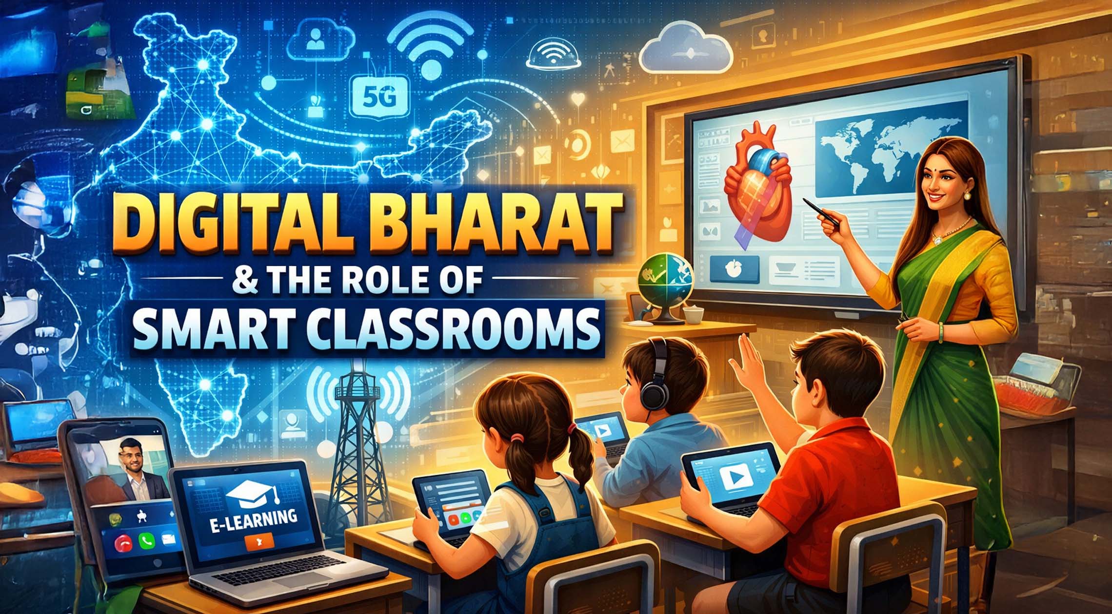 Digital Bharat & Smart Classrooms | GoLive eTechnologies India