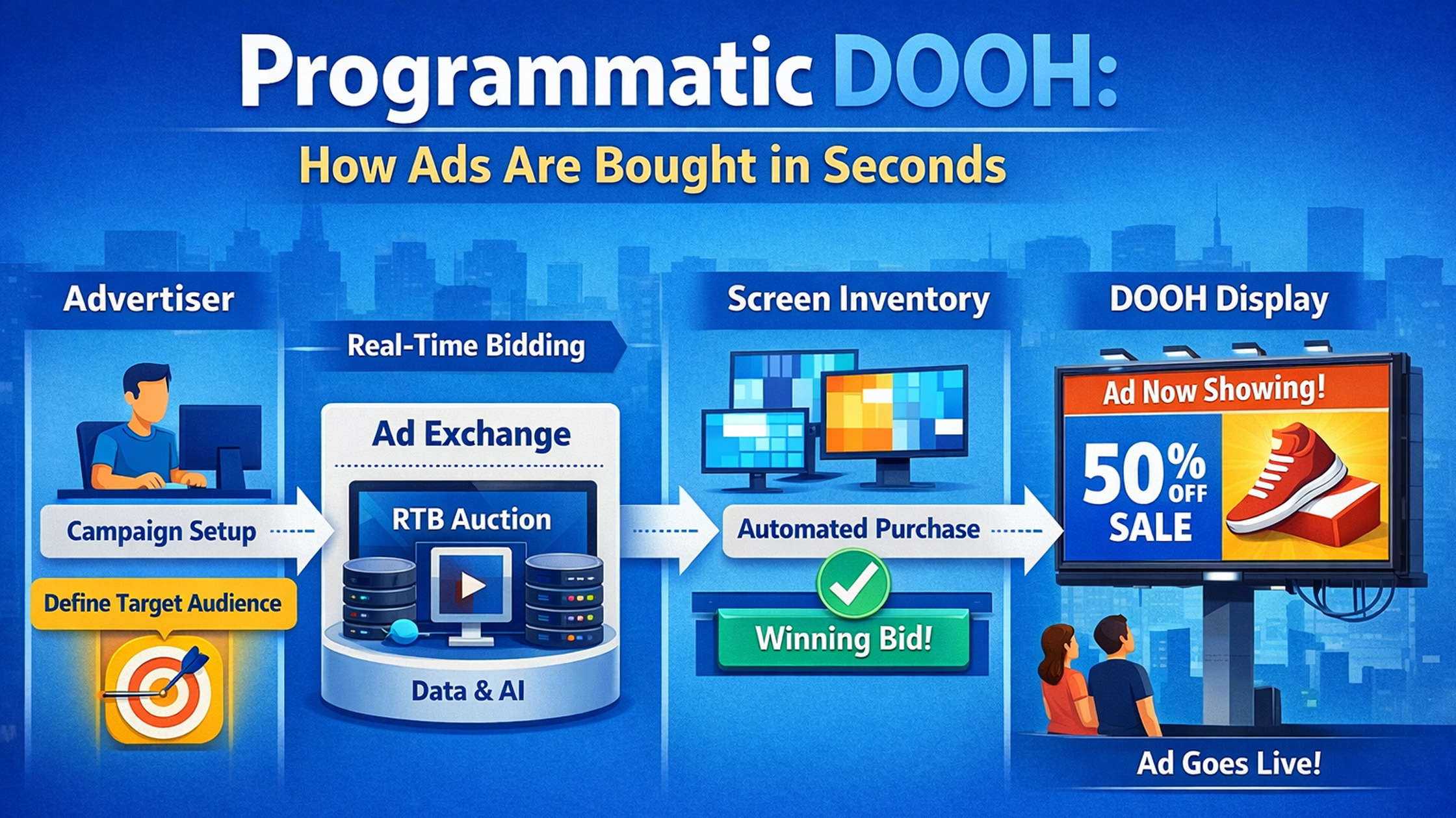 Programmatic DOOH Advertising & Digital Boards | GoLive eTechnologies