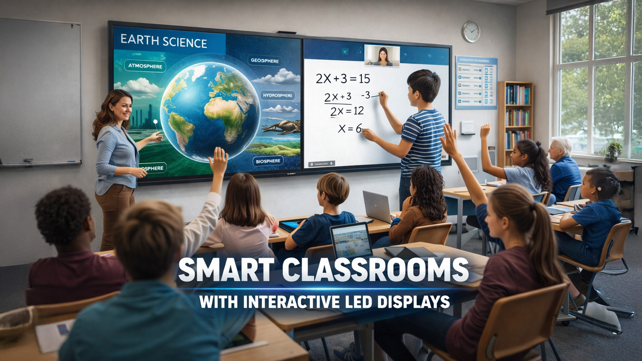 Smart Classroom Interactive LED Displays | GoLive eTechnologies