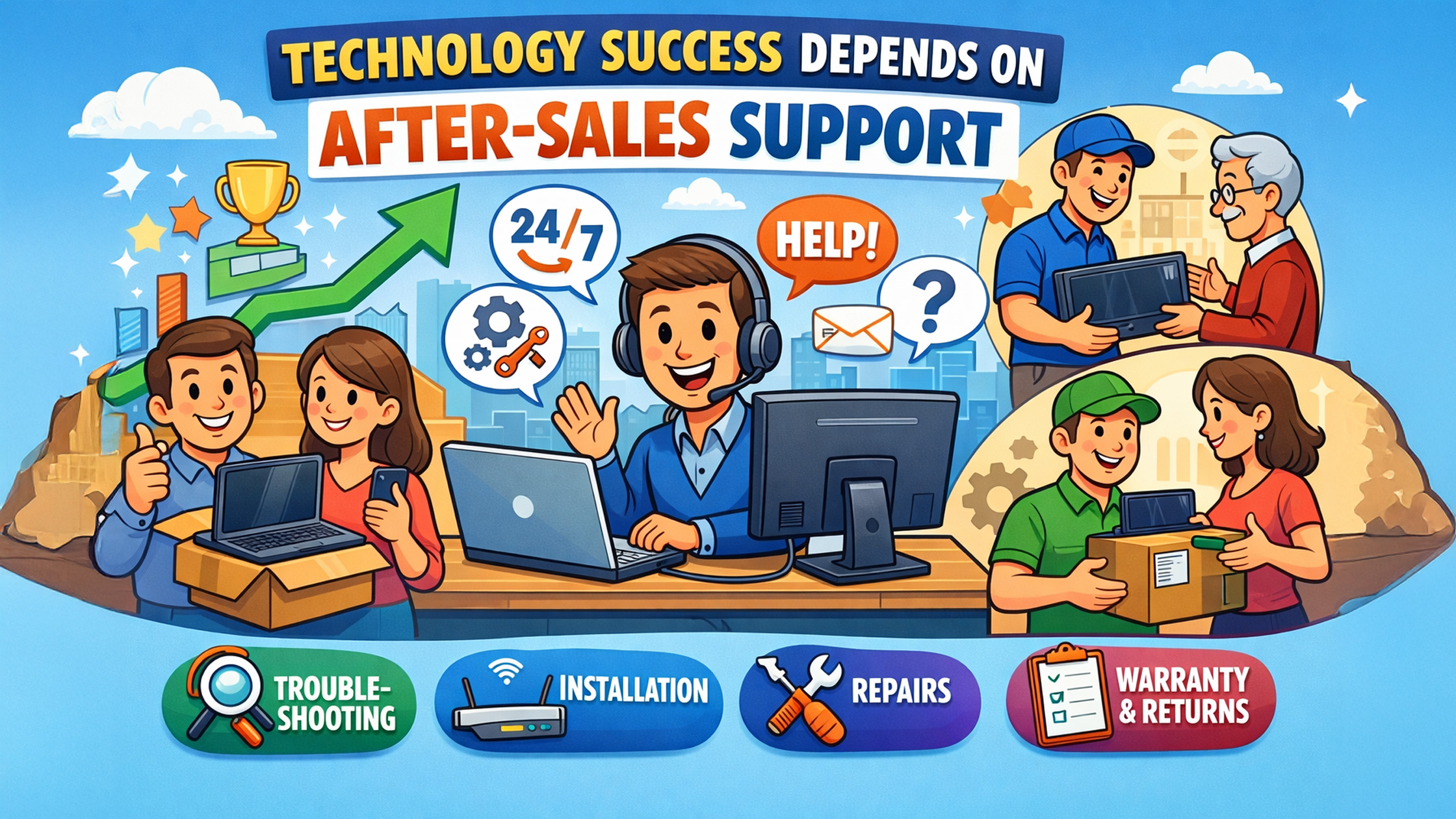 Technology Success Depends on After-Sales Support | GoLive eTechnologies