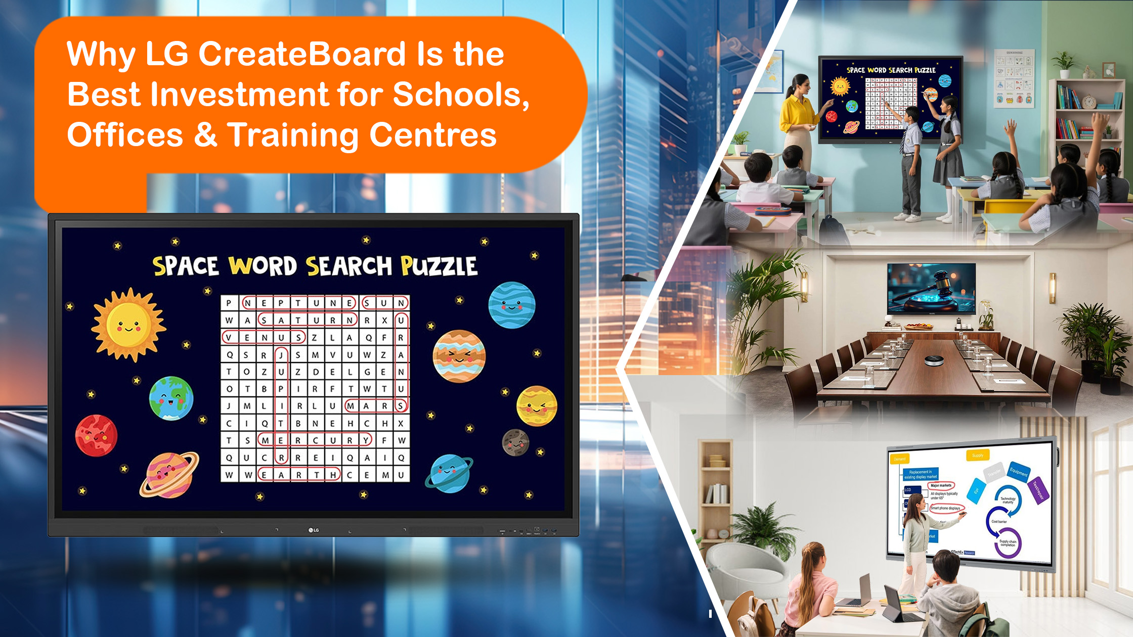 LG CreateBoard Price in India | Best Smart Board for Schools & Offices
