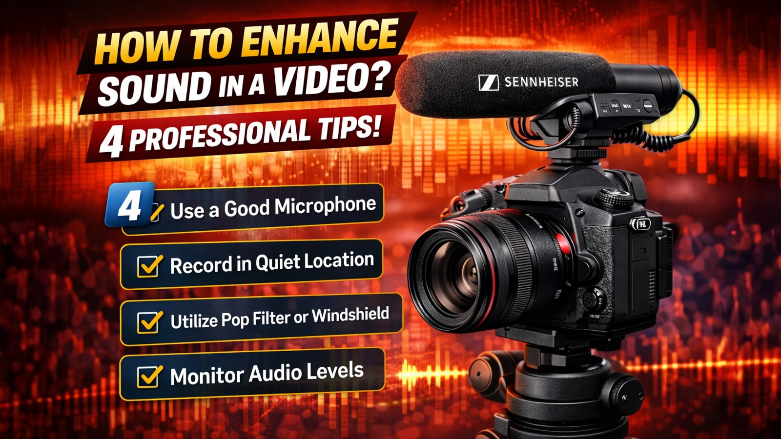 How to Enhance Sound in a Video – 4 Pro Tips | GoLive eTechnologies